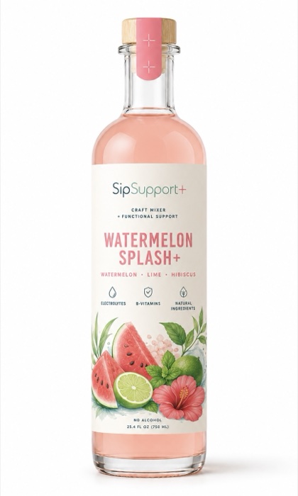 Watermelon Splash+ bottle
